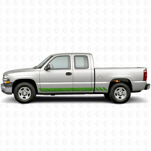 Topographische Band Tür- & Schweller Vinylstreifen für Chevrolet Silverado 1500 GMT800 1999-2007_6