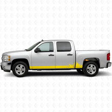 Mountain Range Tür- & Schweller-Vinylstreifen für Chevrolet Silverado 1500 GMT900 2007-2013_3