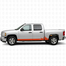 Mountain Range Tür- & Schweller-Vinylstreifen für Chevrolet Silverado 1500 GMT900 2007-2013_4