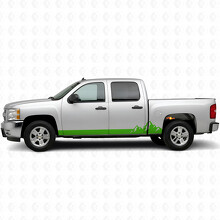Mountain Range Tür- & Schweller-Vinylstreifen für Chevrolet Silverado 1500 GMT900 2007-2013_6