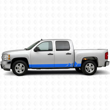 Alpine Ridge Tür- und Schweller-Vinylstreifen für Chevrolet Silverado 1500 GMT900 2007-2013_5