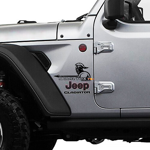 Jeep Wrangler Gladiator Fender Speer Schwert Wrangler JL JLU JT Vinyl Aufkleber Aufkleber Kit
