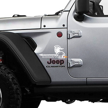 Jeep Wrangler Gladiator Fender Speer Schwert Wrangler JL JLU JT Vinyl Aufkleber Aufkleber Kit
 2