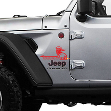 Jeep Wrangler Gladiator Fender Speer Schwert Wrangler JL JLU JT Vinyl Aufkleber Aufkleber Kit
 3