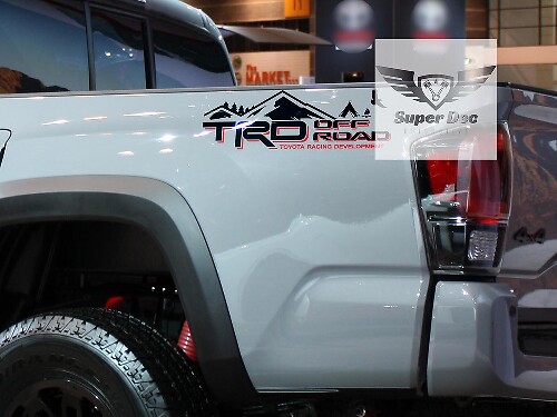 TRD Off Road Mountain Side Vinyl Aufkleber-Set für Toyota Tacoma Tundra 4Runner