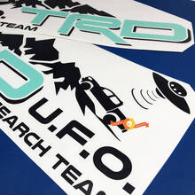 Paar TRD UFO -Forschungsteam -Seite Vinyl -Aufkleber Aufkleber für Toyota Tacoma 2 Farben
 3