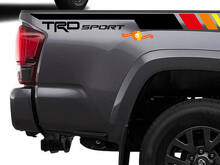 Paar TRD Sport PRO Off Road Vintage Streifen für Tacoma Side Vinyl Aufkleber Aufkleber passend für Toyota Tacoma 2005–2020
 2
