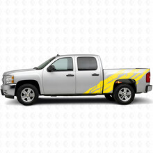 Gezackte seitliche Vinylstreifen für Chevrolet Silverado 1500 GMT900 2007-2013_3