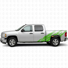 Gezackte seitliche Vinylstreifen für Chevrolet Silverado 1500 GMT900 2007-2013_6