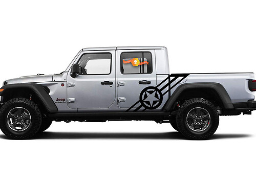 Navy Army USA Sterne Seiten Tür Vinyl Aufkleber für Jeep Gladiator