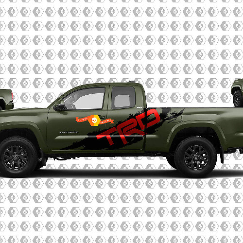TRD Schlammspritz-Seitenvinylaufkleber für Toyota Tacoma