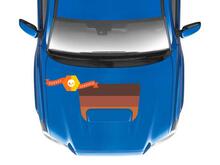 Toyota Tacoma TRD Sport PRO Hood Scoop Racing Tricolor Aufkleber Aufkleber Grafik 2016 2017 2018 2019 2020
 3