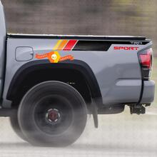 TRD Sport Vintage Streifen Seitlicher Vinyl-Aufkleber für Toyota Tacoma 2005-2020_3