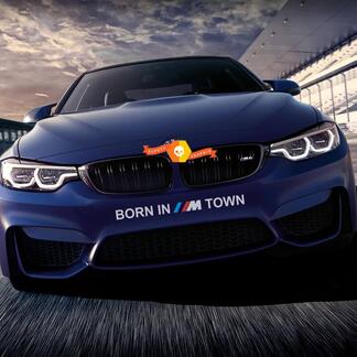 Geboren in ///M Town BMW M Power M Performance neue Vinyl-Aufkleber
