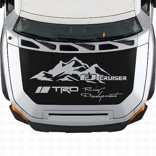 TRD Style Mountain Hauben Vinyl-Aufkleber für Toyota FJ Cruiser