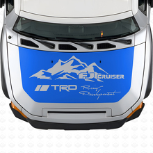 TRD Style Mountain Hauben Vinyl-Aufkleber für Toyota FJ Cruiser_2