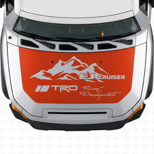 TRD Style Mountain Hauben Vinyl-Aufkleber für Toyota FJ Cruiser_4