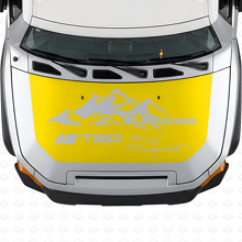 TRD Style Mountain Hauben Vinyl-Aufkleber für Toyota FJ Cruiser_5