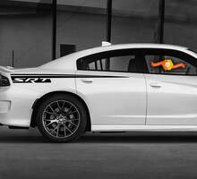 Dodge Charger Straight R/T Hemi SRT Decal Sticker Complete Graphics Kit passend für die Modelle 2015-2020
 3