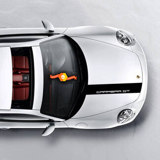Motorhaube Porsche Carrera GT Stripes Kit Aufkleber Aufkleber
