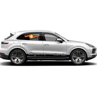 Porsche Cayenne Turbo Side Stripes Kit Aufkleber Aufkleber
