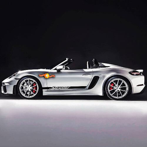 Porsche Spyder Side Stripes Kit Aufkleber Aufkleber
