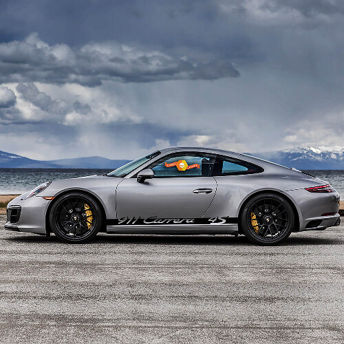 Porsche 911 Carrera 4S Seitenstreifen-Kit Aufkleber Aufkleber
