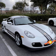 Porsche Cayman S Design Edition Side Stripes Kit Aufkleber Aufkleber
 2