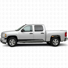 Parallel Kontur Tür- & Schwellerstreifen aus Vinyl für Chevrolet Silverado 1500 GMT900 2007-2013_2