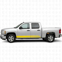 Parallel Kontur Tür- & Schwellerstreifen aus Vinyl für Chevrolet Silverado 1500 GMT900 2007-2013_3