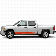 Parallel Kontur Tür- & Schwellerstreifen aus Vinyl für Chevrolet Silverado 1500 GMT900 2007-2013_4