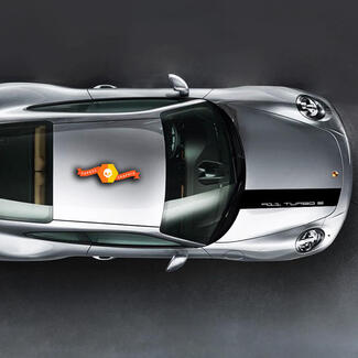 Porsche Kit Aufkleber 911 Turbo s Motorhaube Streifen Aufkleber Aufkleber
