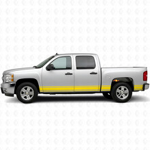 Schmale Akzent-Tür- & Schwellerstreifen aus Vinyl für Chevrolet Silverado 1500 GMT900 2007-2013_3