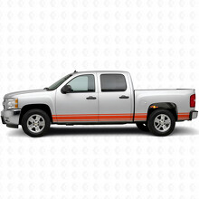 Schmale Akzent-Tür- & Schwellerstreifen aus Vinyl für Chevrolet Silverado 1500 GMT900 2007-2013_4