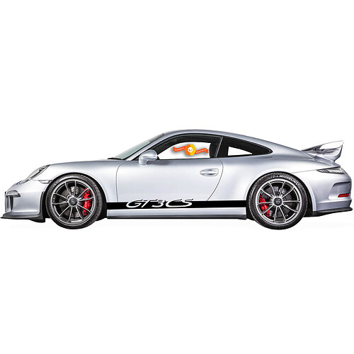 GT3 CS Logo Streifen Seitlicher Vinyl-Aufkleber für Porsche 911