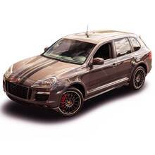 Porsche Design Edition Hauben- und Seitenstreifen Vinyl-Aufkleber-Kit für Porsche Cayenne_2