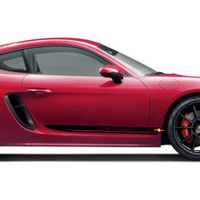 Porsche 718 Cayman T Seitenstreifen Kit Aufkleber Sticker
 3