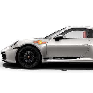 Porsche 911 Carrera 2020 Seitenstreifen-Kit Aufkleber Aufkleber
