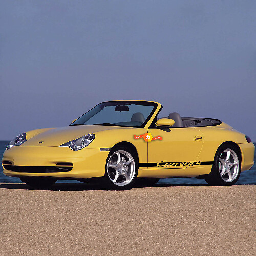 Porsche Carrera 4 Rocker Panel Racing Seitenstreifen Aufkleber Aufkleber
