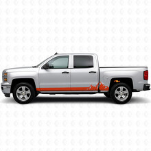 Mountain Range Tür- & Schweller-Vinylstreifen für Chevrolet Silverado 1500 K2XX 2014-2019_4