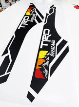 TRD Overland Edition Mountain Vintage Colors Bettseiten-Vinyl-Aufkleber, passend für Toyota Tacoma Tundra alle Jahre
 3