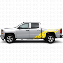 Gezackte Seitenstreifen aus Vinyl für Chevrolet Silverado 1500 K2XX 2014-2019_3