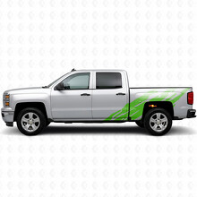 Gezackte Seitenstreifen aus Vinyl für Chevrolet Silverado 1500 K2XX 2014-2019_6