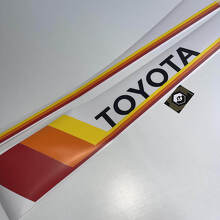 Retro Seitliche Schwellerstreifen Vinyl-Aufkleber-Set für Toyota FJ Cruiser_4