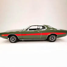 Retro-Stil Umriss Seitenstreifen Vinyl-Aufkleber Set für Dodge Charger 1973_2