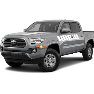 Toyota Tacoma STROBE Seitenhaube Retro Stripes Decal Graphics 2016–2020
