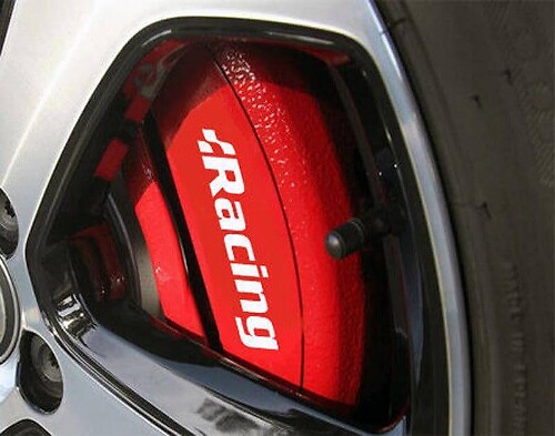Rennbremszangen-Aufkleber Set mit 8 Stück für Audi VW