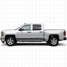 Mehrlagige Lightning Tür- & Schweller-Vinylstreifen für Chevrolet Silverado 1500 K2XX 2014-2019_2