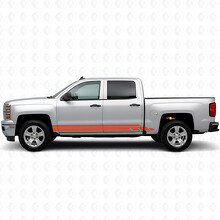 Mehrlagige Lightning Tür- & Schweller-Vinylstreifen für Chevrolet Silverado 1500 K2XX 2014-2019_4