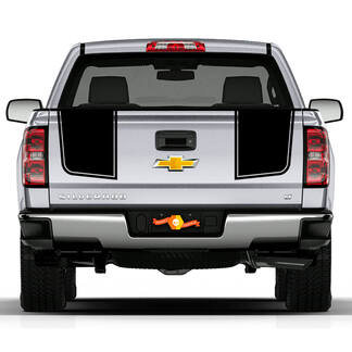 Z71 2007–2013 Chevy Silverado Heckklappen-Streifenaufkleber Rally 2 Styles 2500
